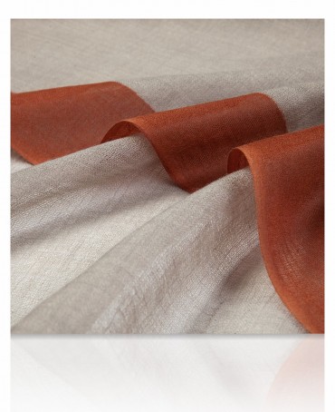 Палантин Унисекс W-BORDE/TAUPE.RUST